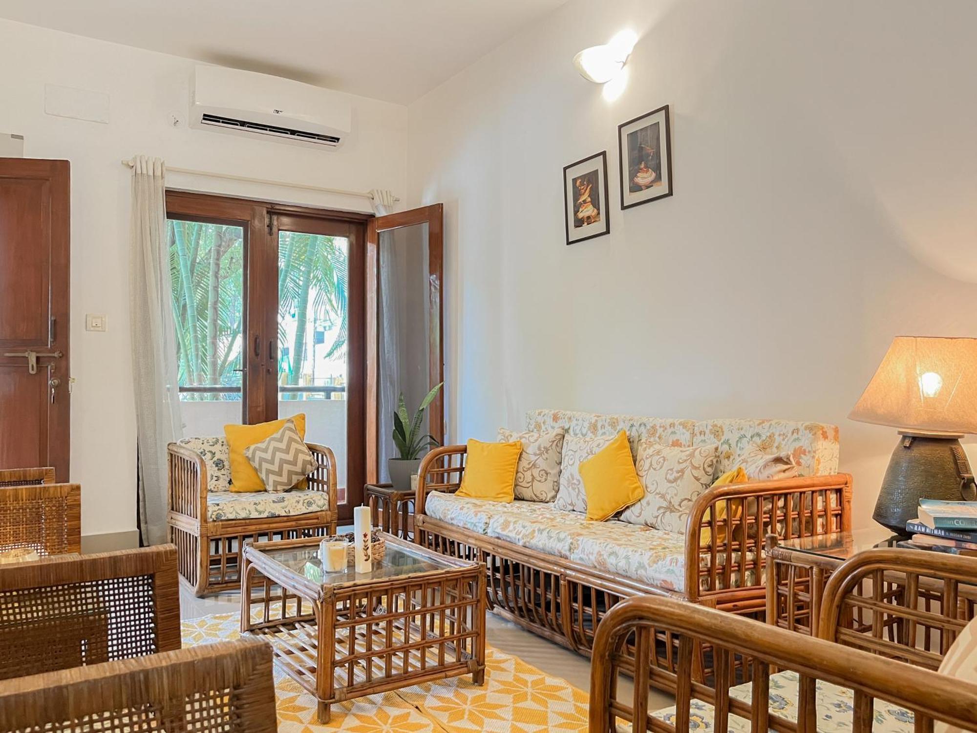 Rainforest - Casa Del Sol, Anjuna - 3 Kms From The Beach Rum bild