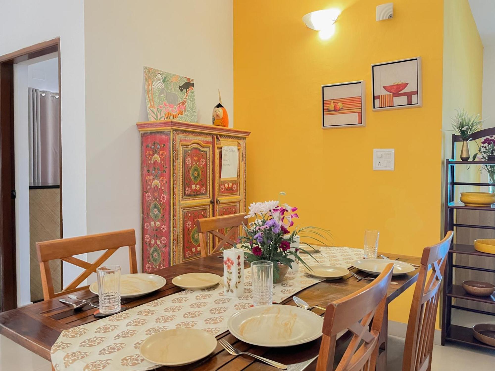 Rainforest - Casa Del Sol, Anjuna - 3 Kms From The Beach Rum bild